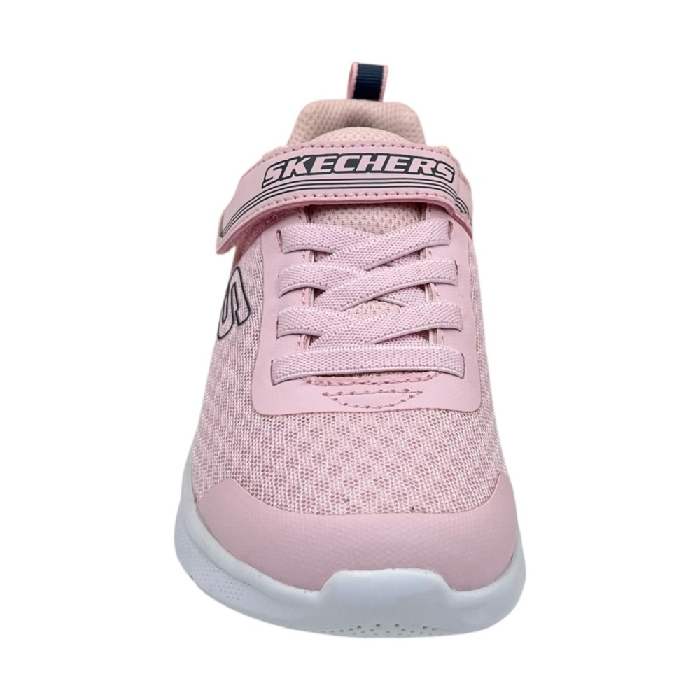 Skechers Youth Big Girl Athletic Slip-on Sneaker Size 1 Light Pink Gray Shoes - Picture 6 of 12